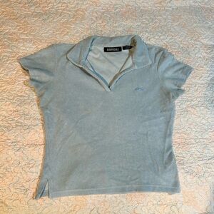 90s Blue Top